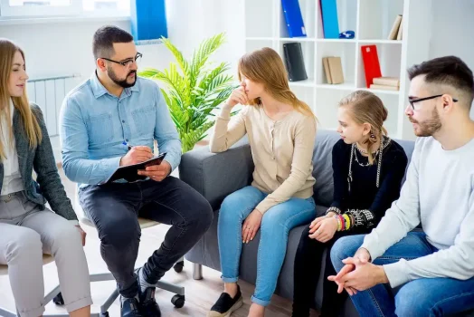 teenagers at after school program for mental health